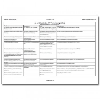 Download 777 Formulierungshilfen An-, Auskleiden Pflegeplanung